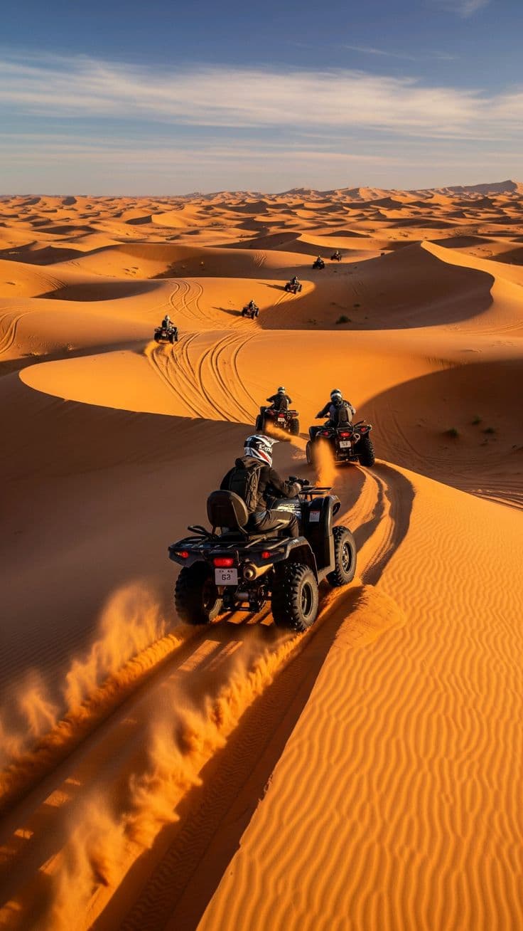 Crossed the dunes · 60km